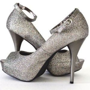 Diba East Nella Glitter Heel with Ankle Strap